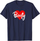 I Love Booty Butt Bootie Squat Workout Lover Gift T-Shirt - T-Shirt | Navy