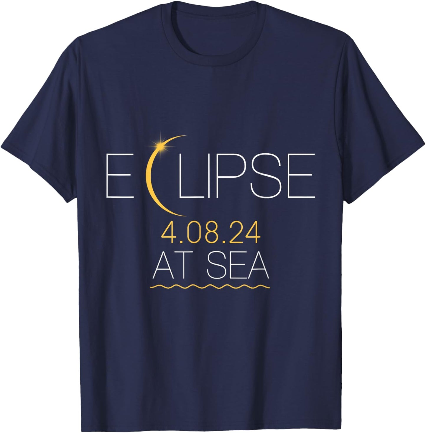 Total Solar Eclipse 2024 Totality USA Spring April 4, 2024 T-Shirt - T-Shirt | Navy