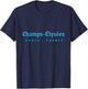 Chic Champs-Élysées Paris France Travel French Language T-Shirt - T-Shirt | Navy