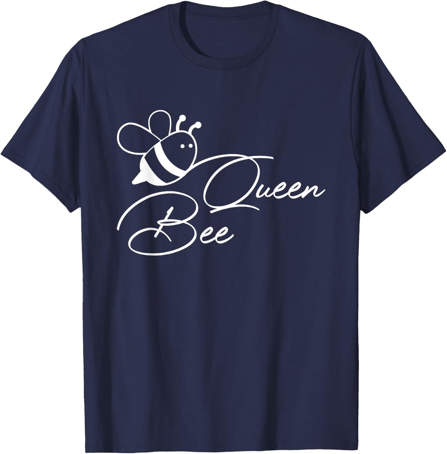 Funny Beekeeper Queen Bee T-Shirt - T-Shirt | Navy