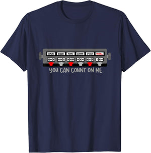 Fuuny Scientist, Lab Tech, Count On Me, Hematology, Lab Week T-Shirt - T-Shirt | Navy