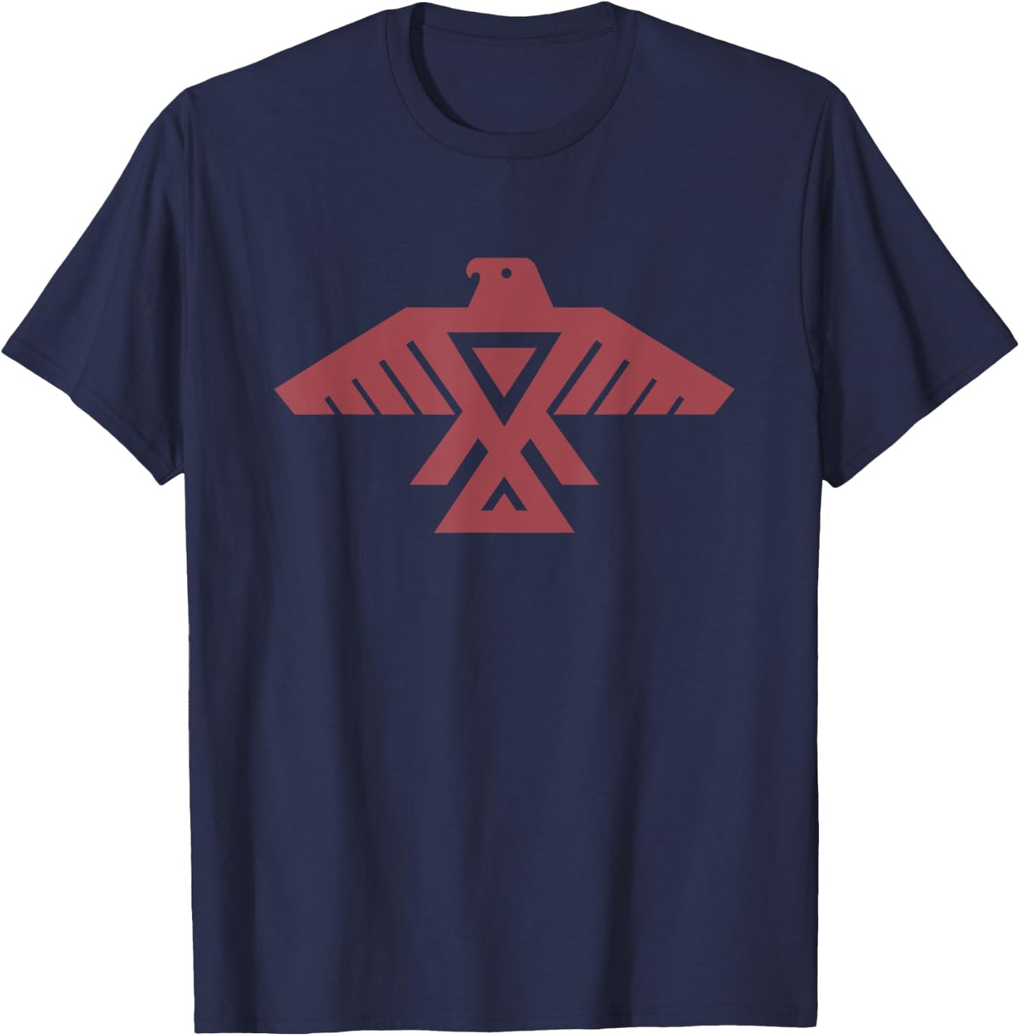 Native American Thunderbird Funny Tribal Art Gift Men Women T-Shirt - T-Shirt | Navy