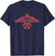 Native American Thunderbird Funny Tribal Art Gift Men Women T-Shirt - T-Shirt | Navy