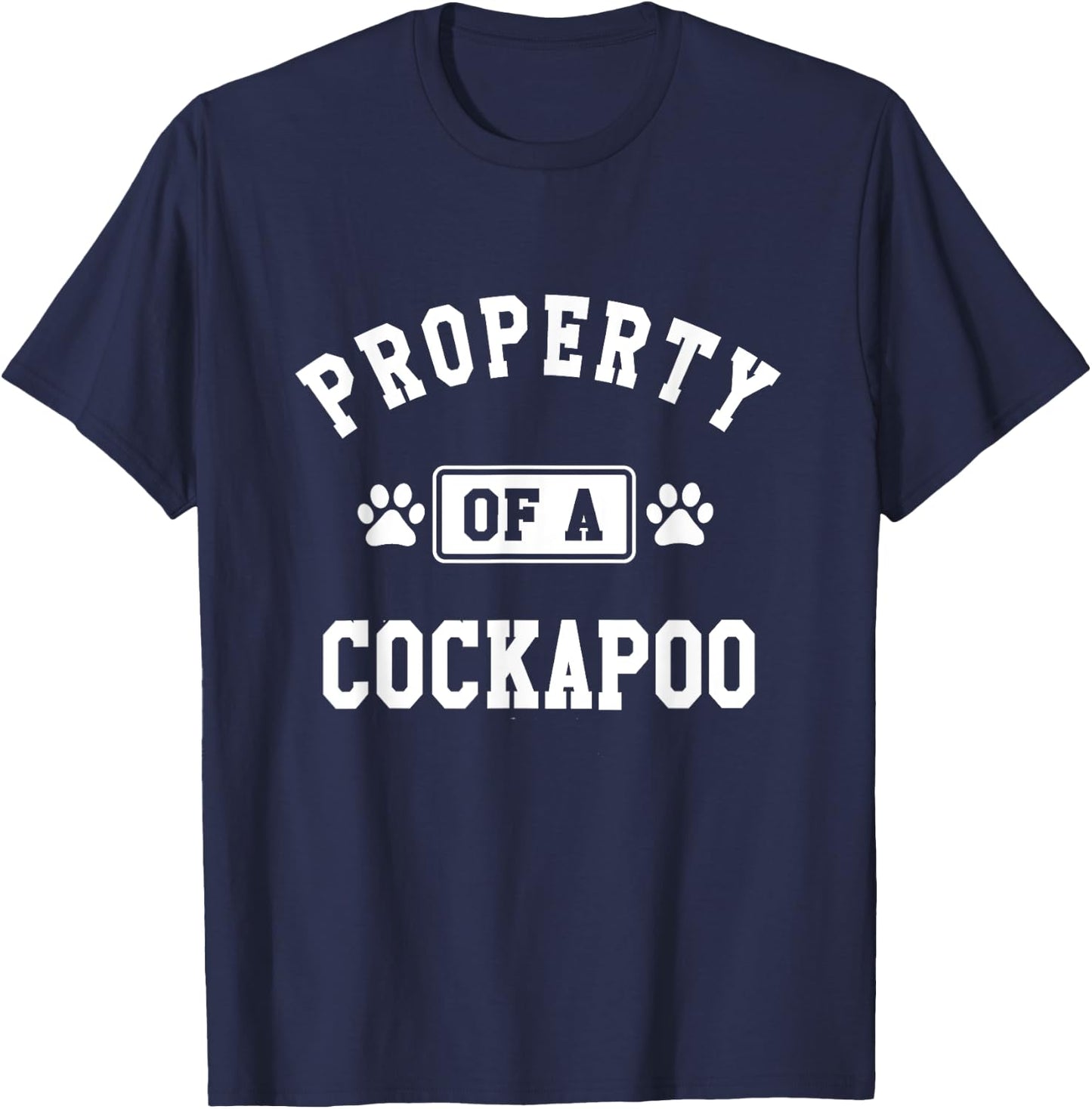 Cockapoo Property Cute Cockapoo Dad Lover Pet Sitter T-Shirt - T-Shirt | Navy
