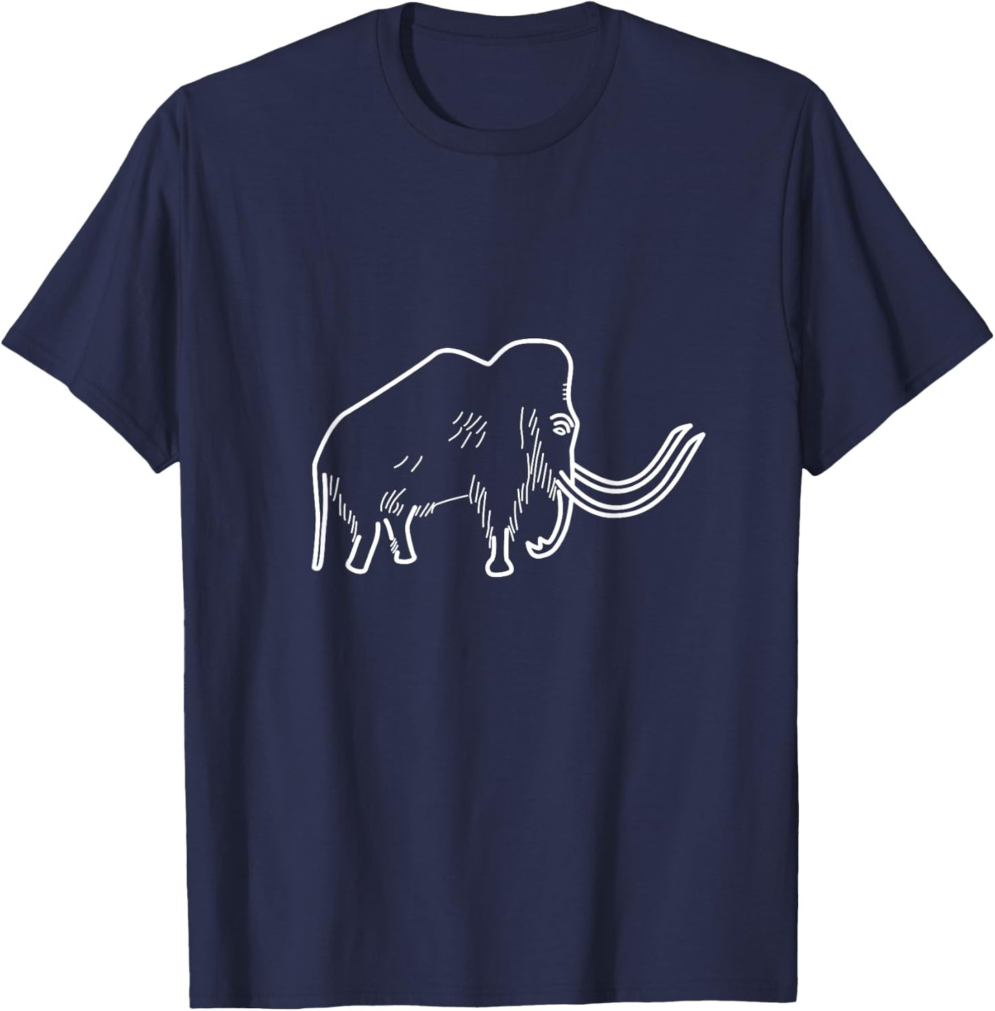 Cave art Mammoth Rouffignac T-Shirt - T-Shirt | Navy