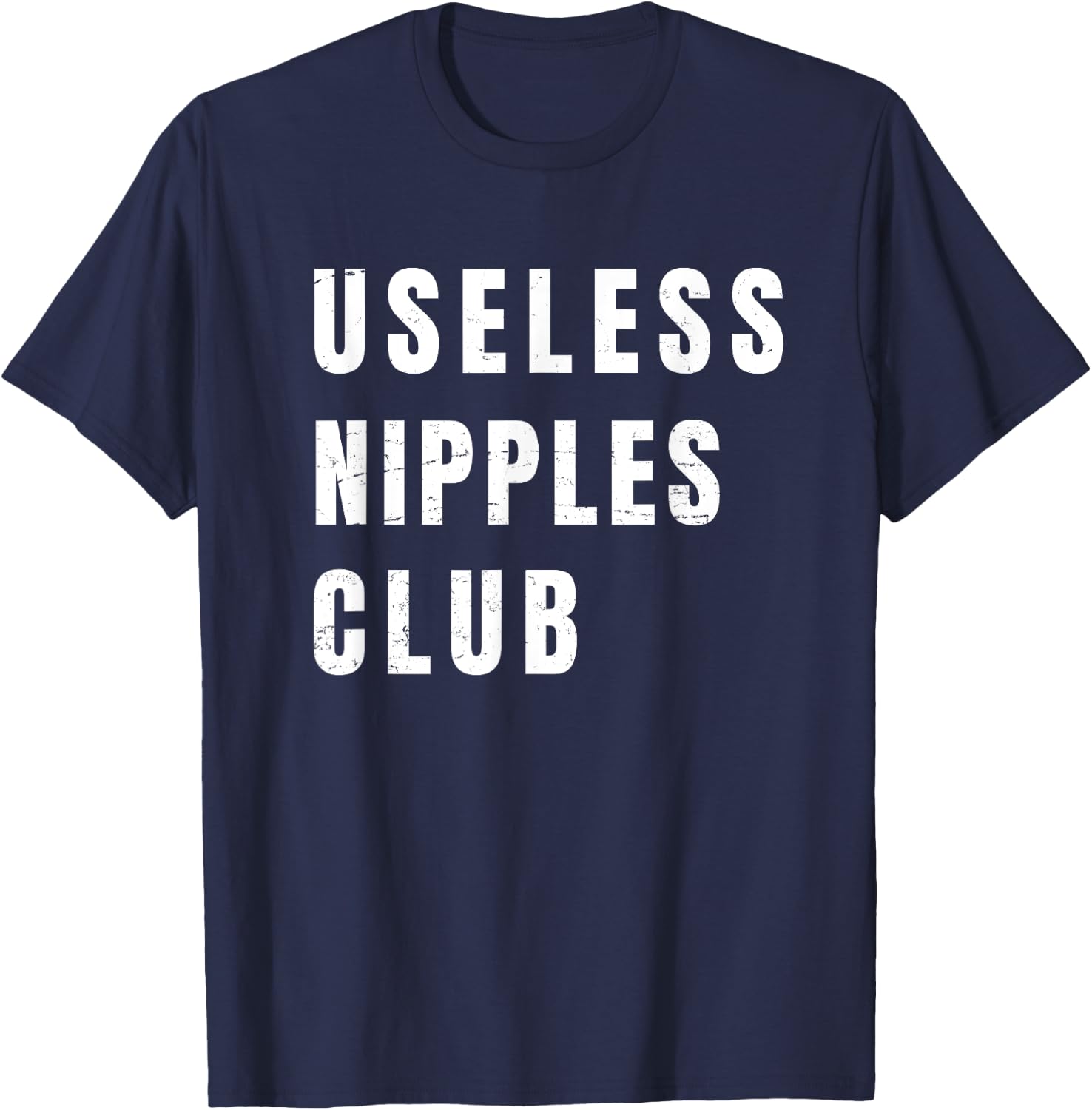 Funny Dad - Useless Nipples Club - Breastfeeding - Evolution T-Shirt - T-Shirt | Navy