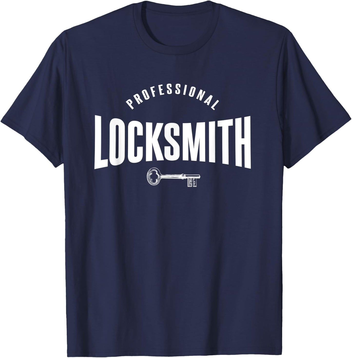 Professional Locksmith | Proud Locksmithing Lover Gift T-Shirt - T-Shirt | Navy
