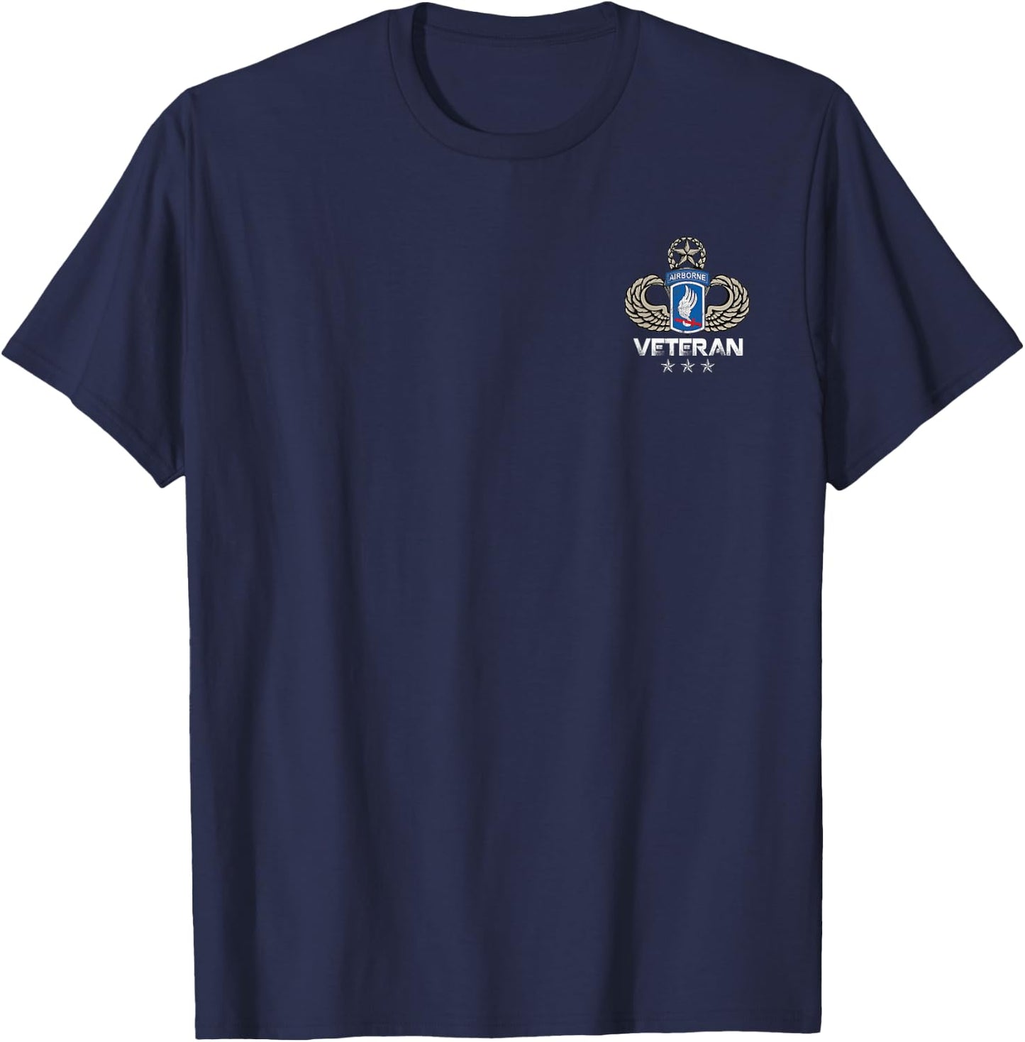 Proud 173rd Airborne Brigade Veteran - Airborne Paratrooper T-Shirt - T-Shirt | Navy