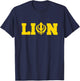 Punjabi Lion Khanda Sikh Singh T-Shirt - T-Shirt | Navy