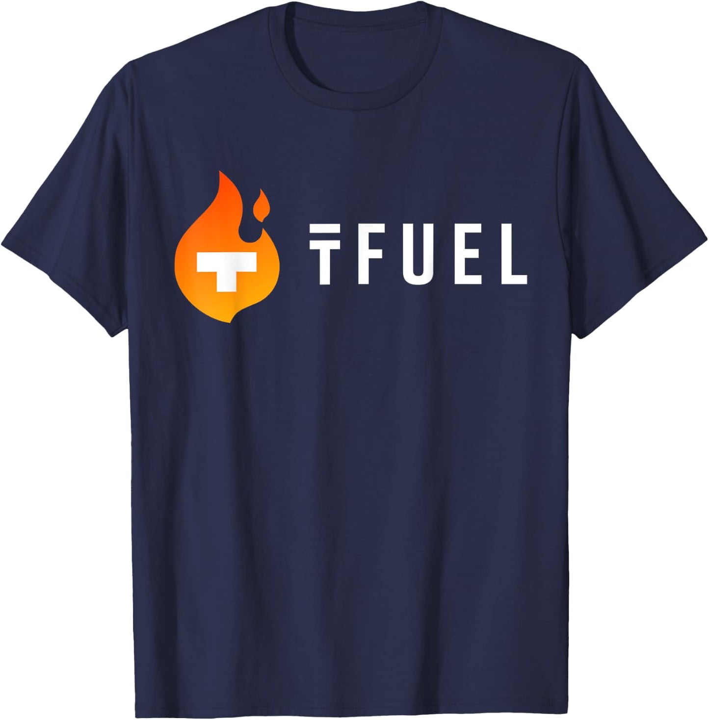 TFUEL Crypto Token Flame - Theta Fuel Coin - HODL - Dapps T-Shirt - T-Shirt | Navy