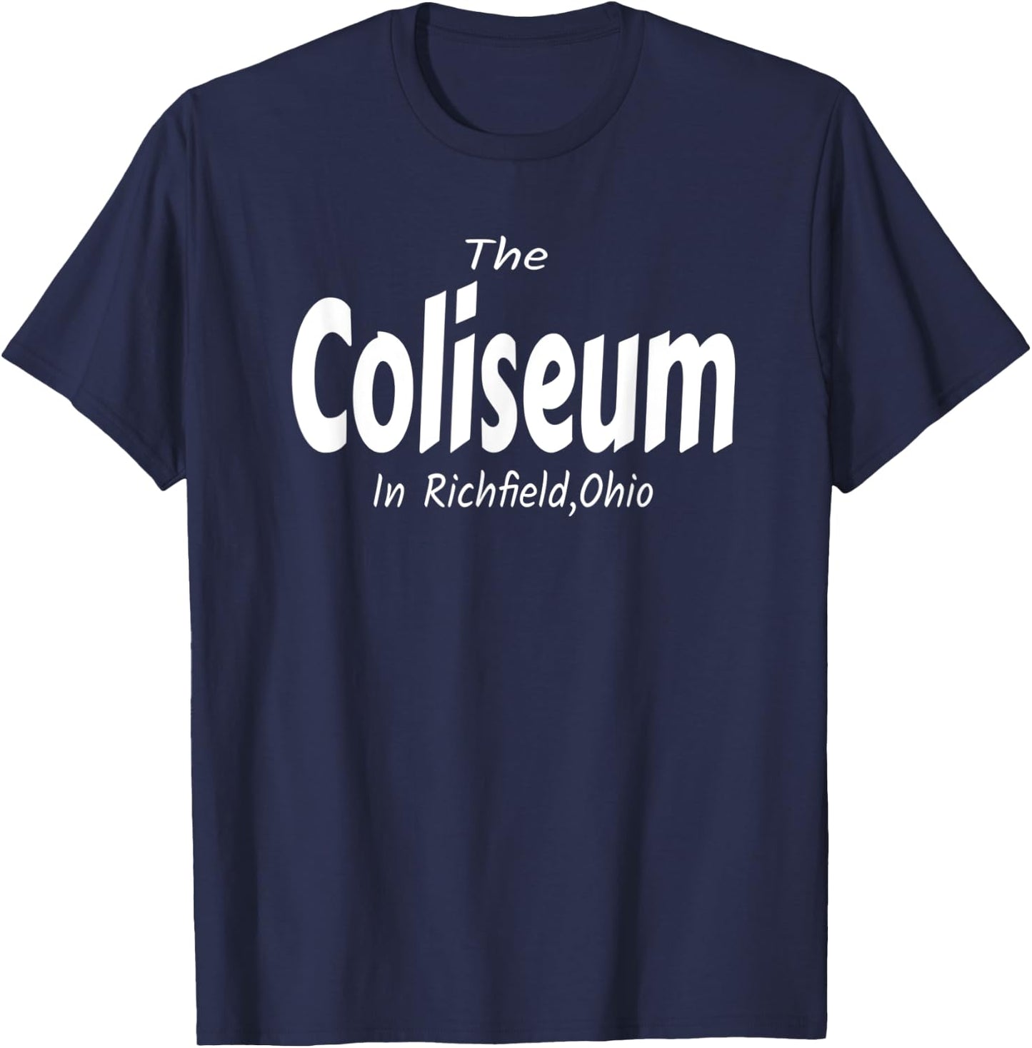 Vintage Richfield Coliseum Cleveland T-Shirt - T-Shirt | Navy
