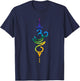 Breathe Symbol Chakra Mindfulness Hinduism Breathing Apparel T-Shirt - T-Shirt | Navy