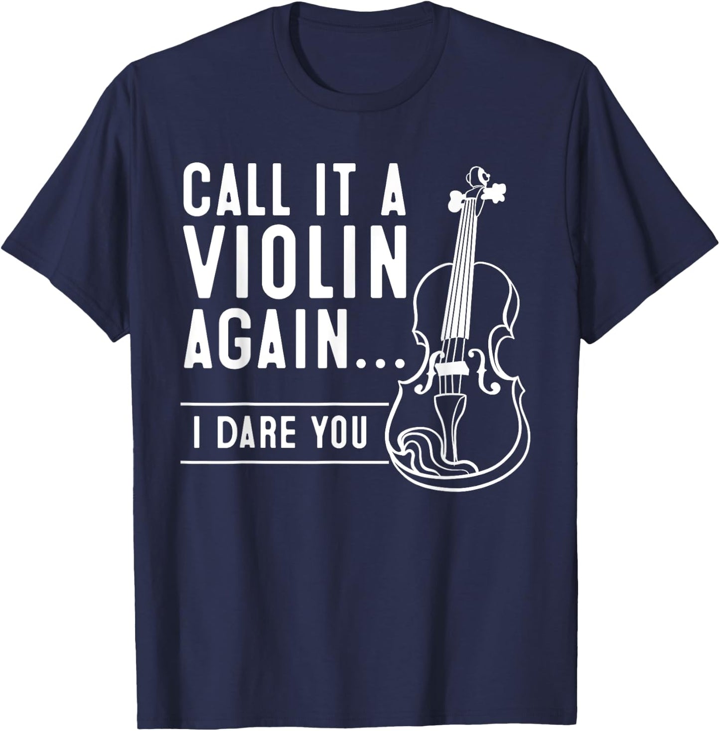 Funny Viola Player Novelty Gift Violin Student Boys Girls T-Shirt - T-Shirt | Navy