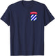 3rd Infantry Division (ID) Patch with Sapper Tab T-Shirt - T-Shirt | Navy