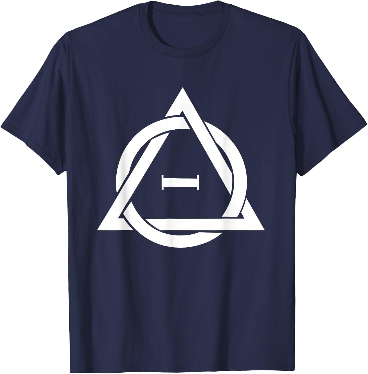 Therian Symbol Quadrobics Sport Sign White T-Shirt - T-Shirt | Navy