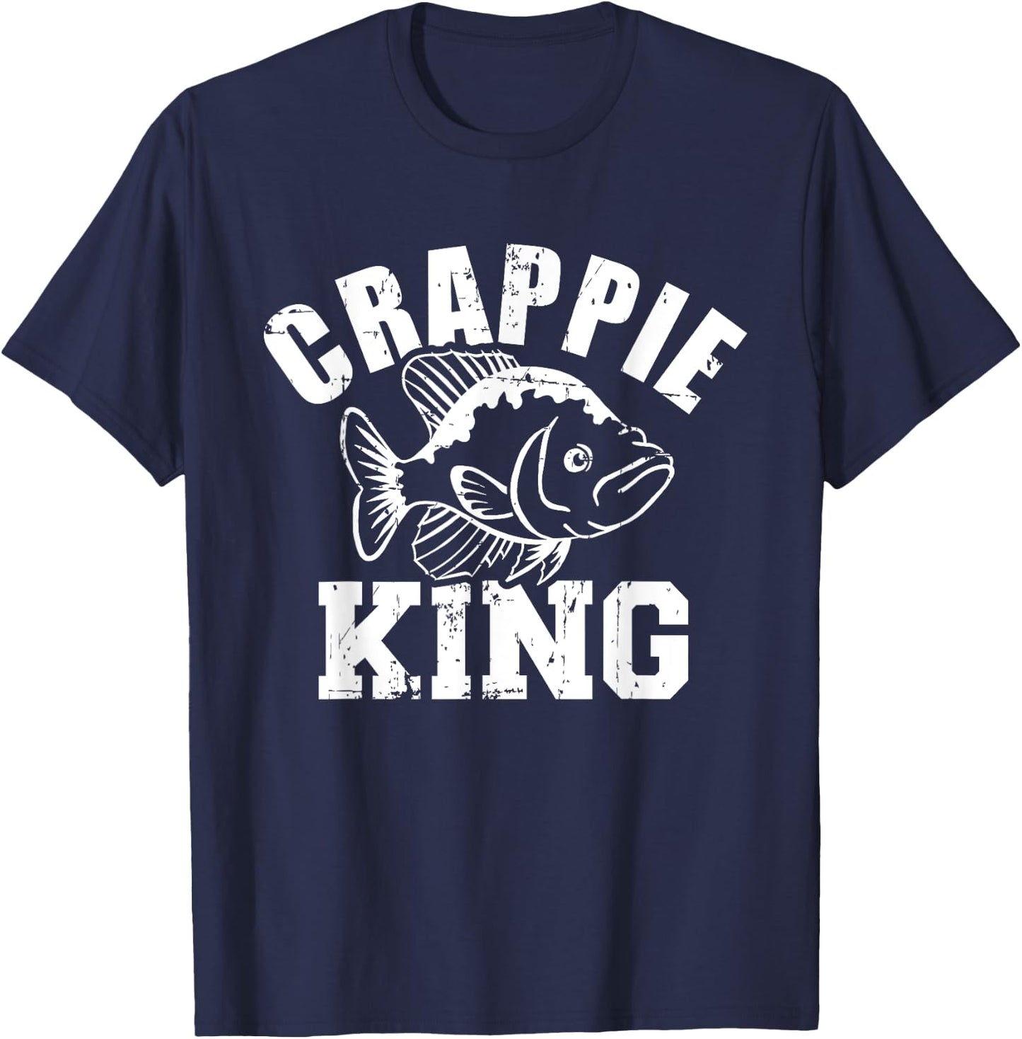 Crappie king T-Shirt - T-Shirt | Navy