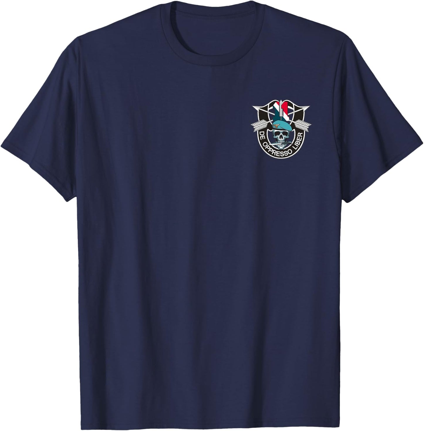 11th Special Forces Group 11th SFG Shirt - De Oppresso Liber T-Shirt - T-Shirt | Navy
