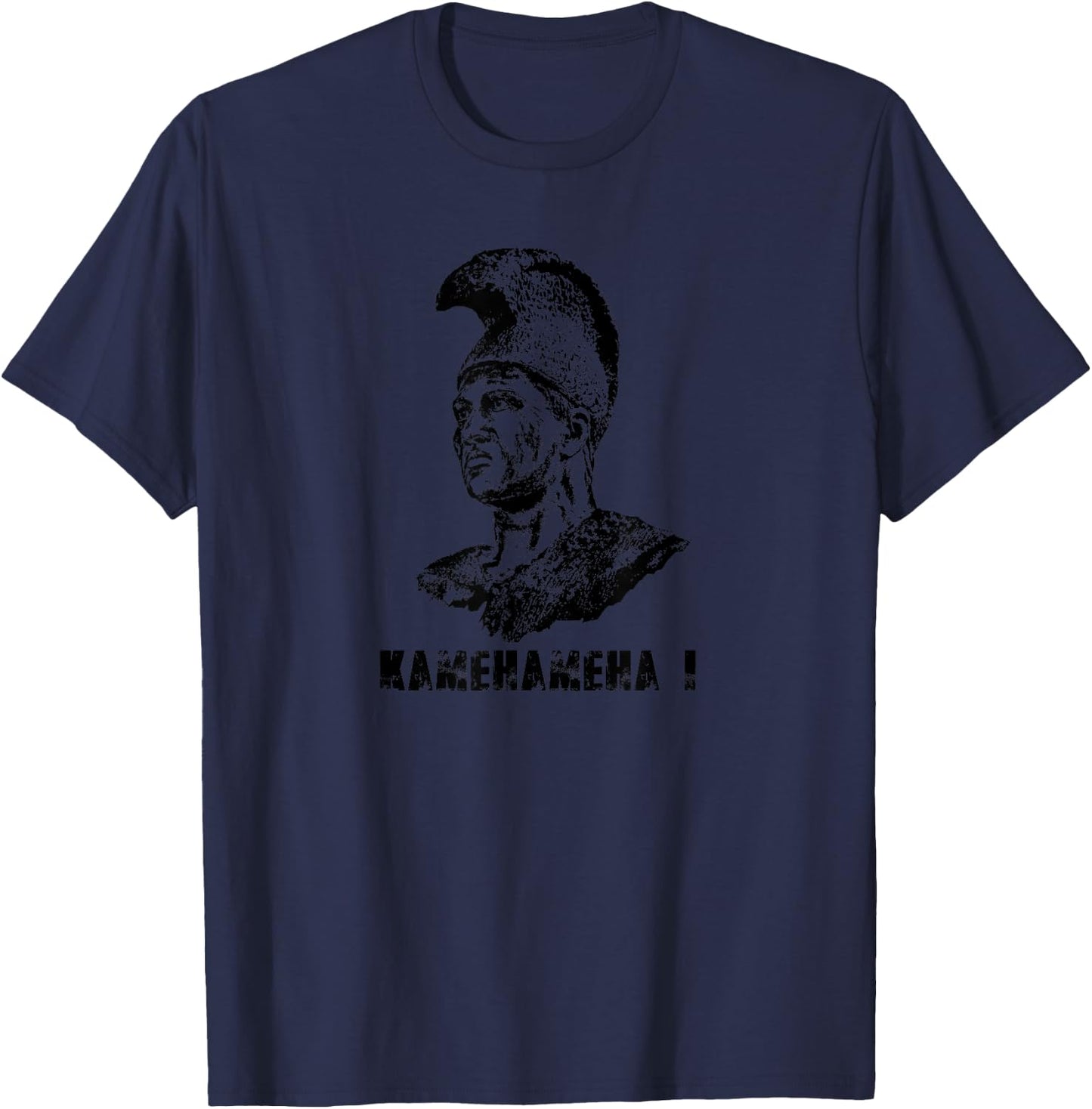 King Kamehameha I Hawaiian Islands Tropical Paradise History T-Shirt - T-Shirt | Navy