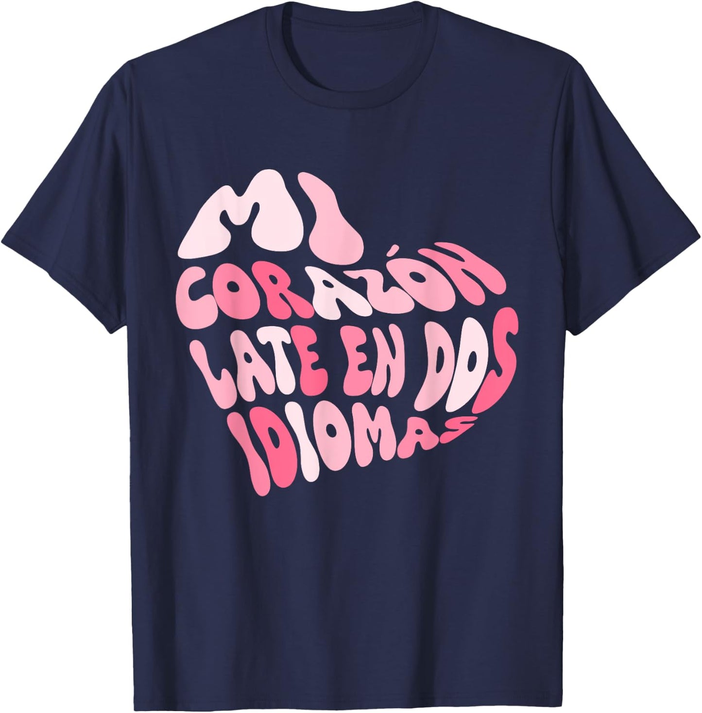 Espanol Hispanic Teacher Maestra Spanish Teacher Women Girls Kids T-Shirt - T-Shirt | Navy