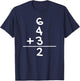 Baseball 6 4 3 Double Play Turn Two Gift T-Shirt - T-Shirt | Navy