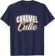 Caramel Cutie Curly Coily Curvy Caramel Cute Natural Hair T-Shirt - T-Shirt | Navy