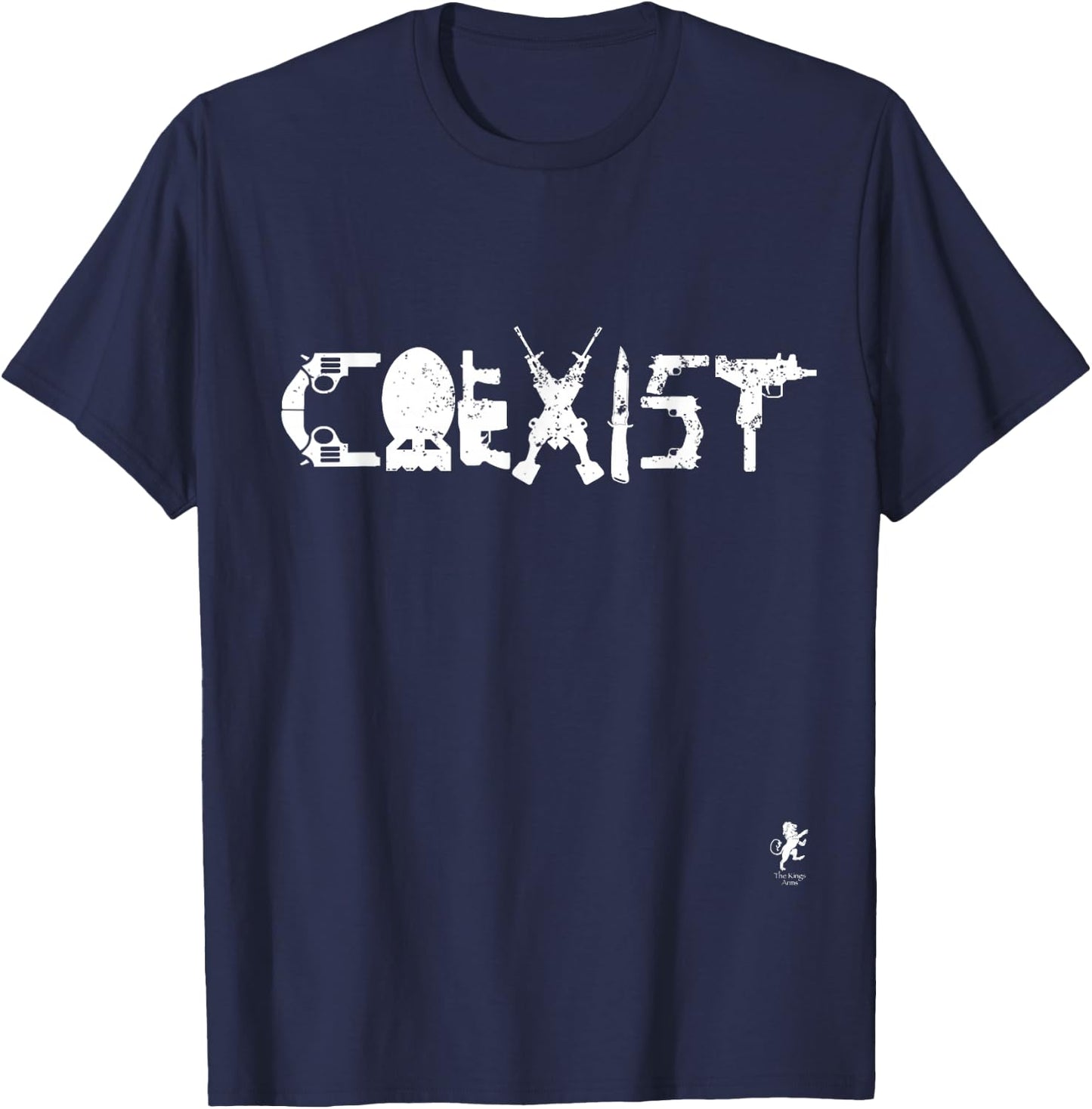 Coexist Firearms T-Shirt - T-Shirt | Navy