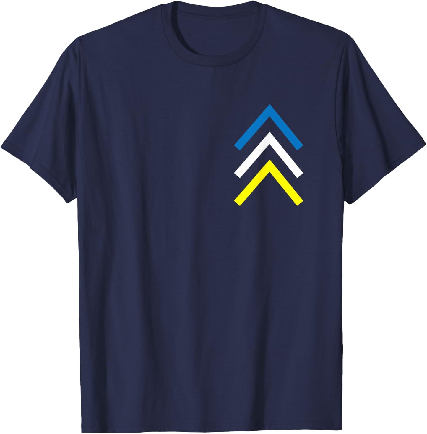 Down Syndrome Three Chromosome Arrows Awareness Month T-Shirt - T-Shirt | Navy