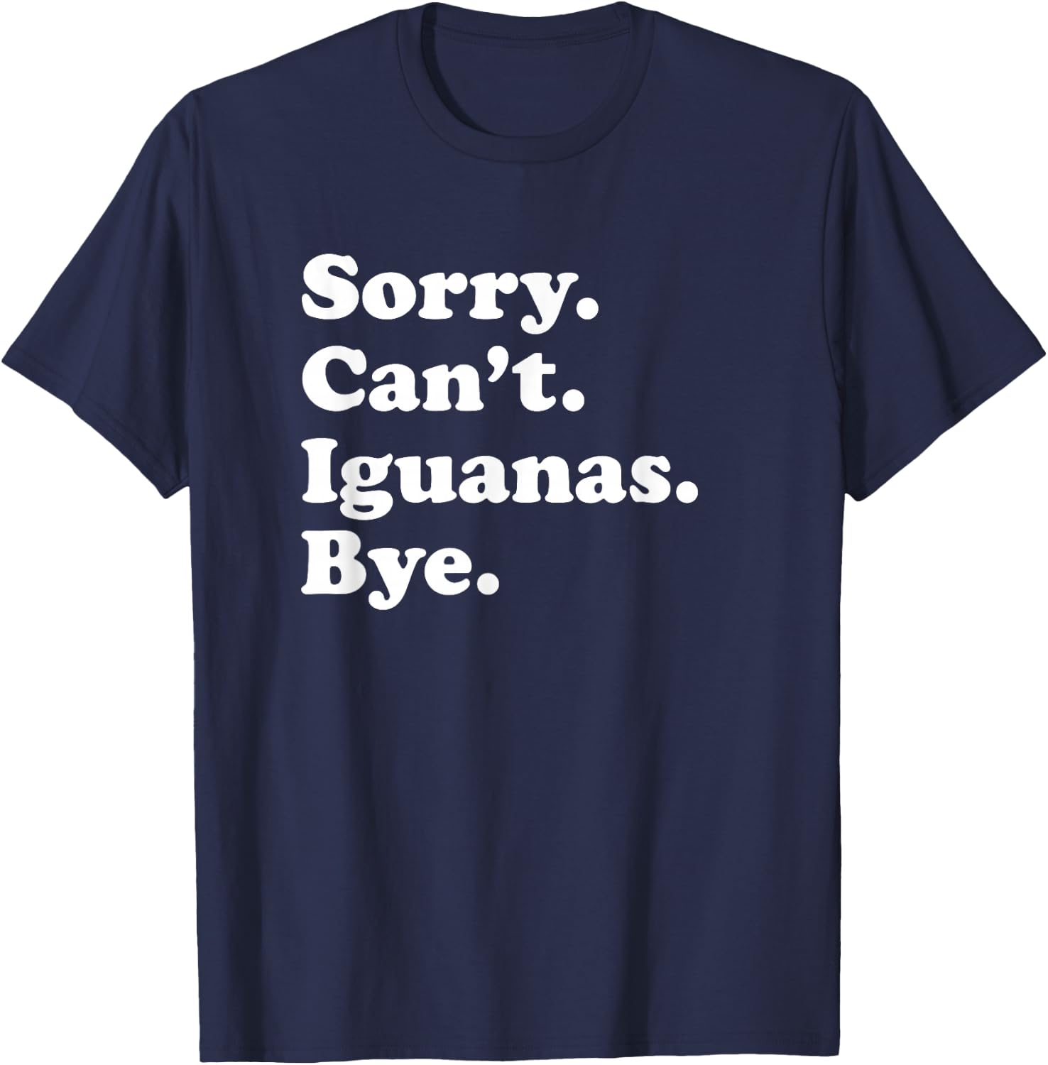 Funny Iguana Gift Women Boys or Girls T-Shirt - T-Shirt | Navy