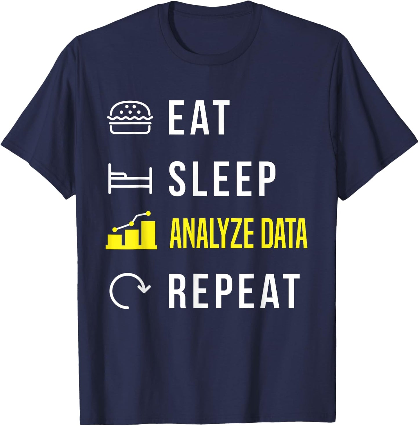 Data Analytics Data Engineering for a Data Scientists T-Shirt - T-Shirt | Navy
