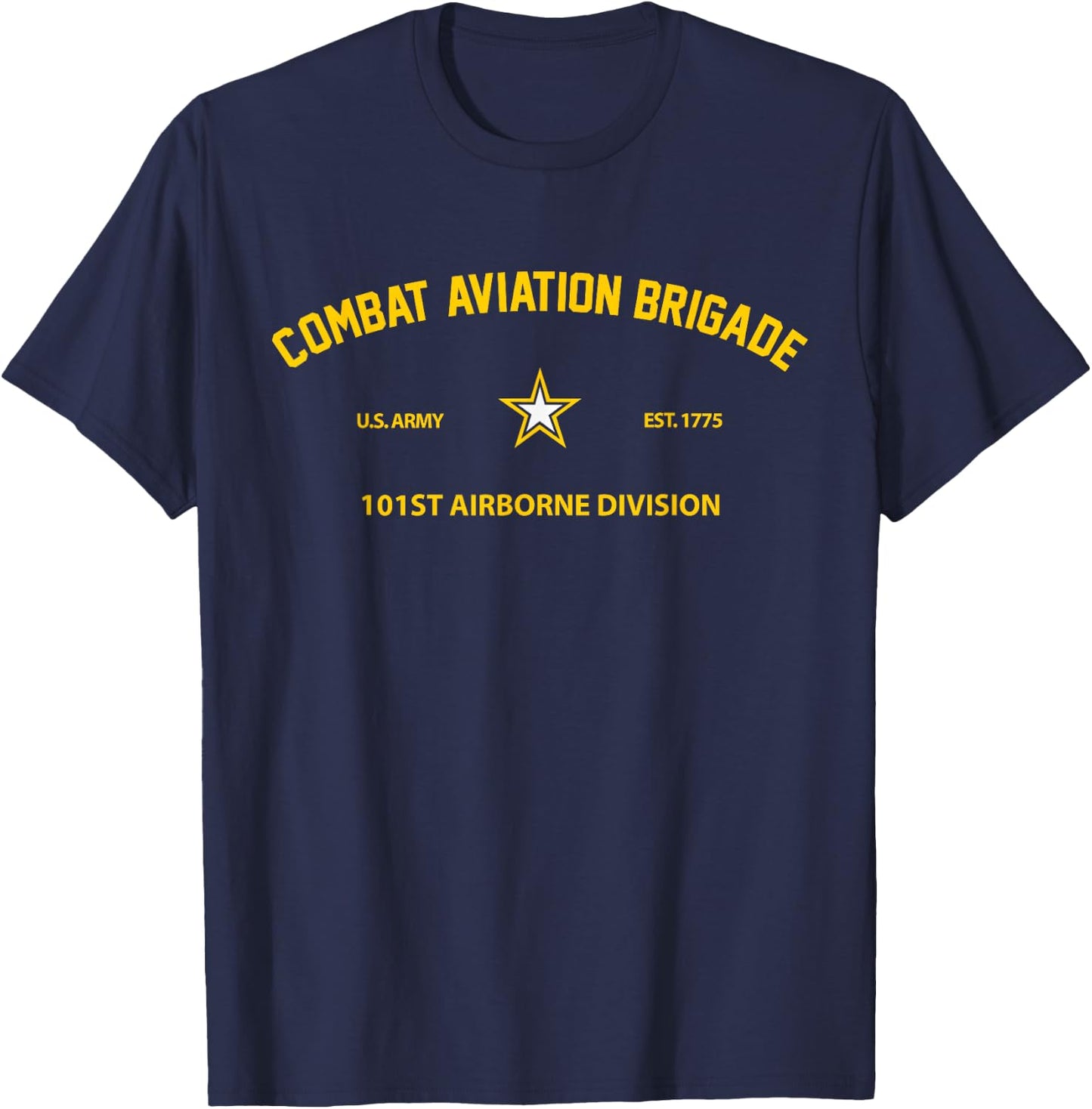 US Army Combat Aviation Brigade 101st Airborne Division T-Shirt - T-Shirt | Navy