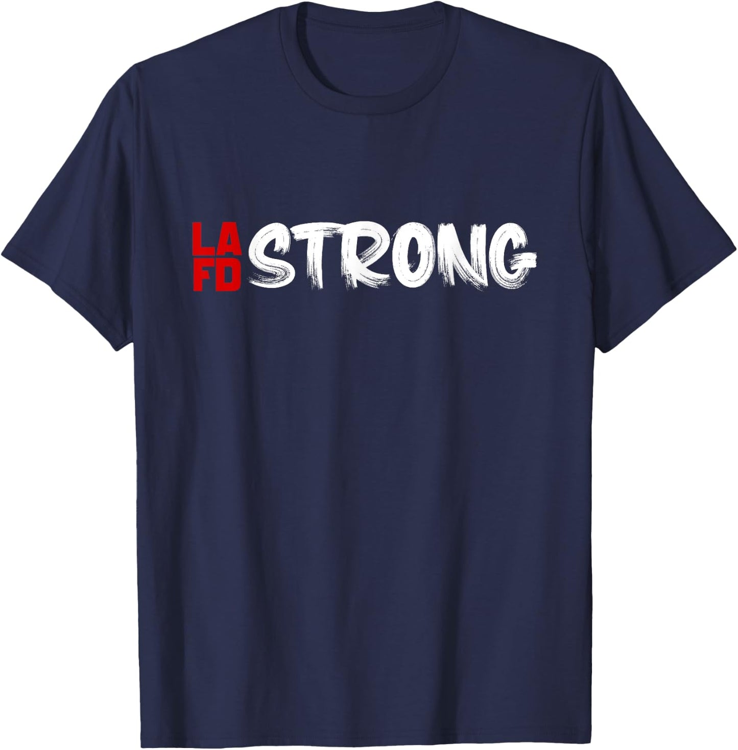 lafd Strong Powerful T-Shirt - T-Shirt | Navy