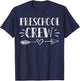 Preschool Crew 1st Day Of School Preschool Teacher Team Women Girls Kids T-Shirt - T-Shirt | Navy