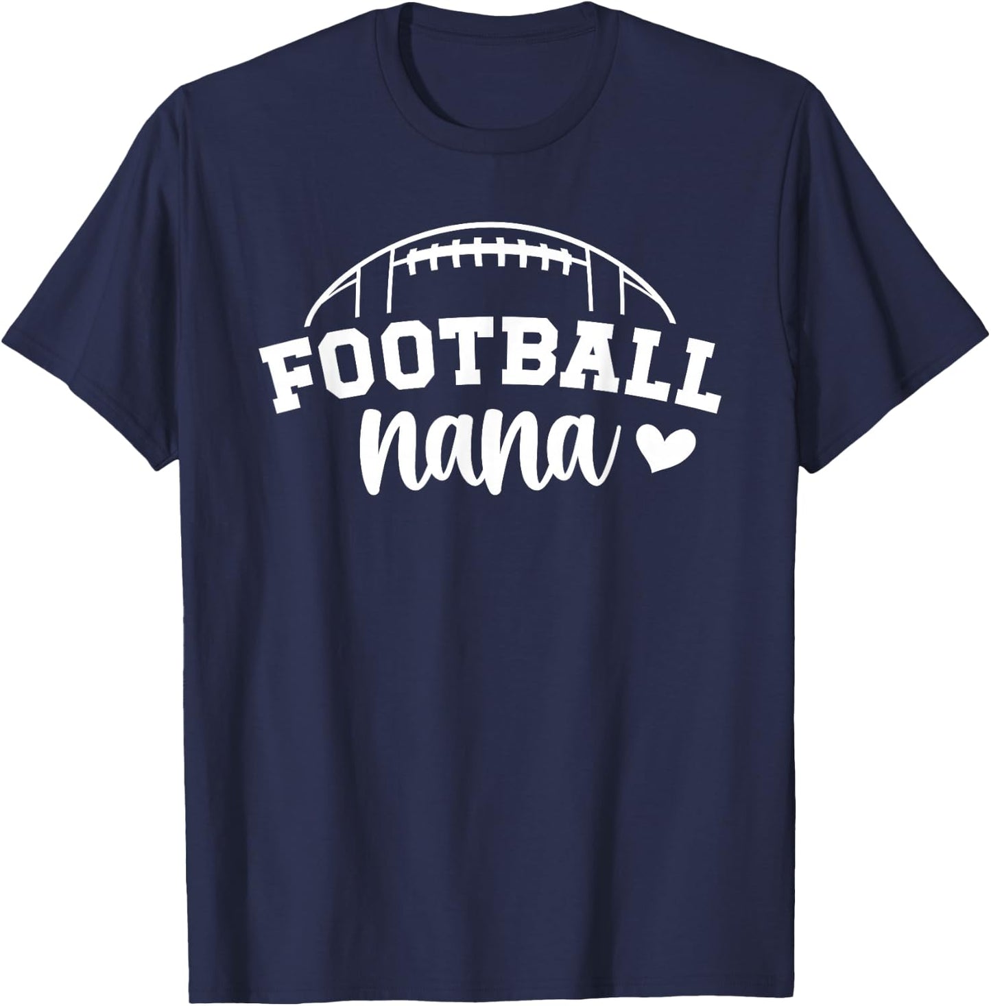 Football Nana Grandma Nana Of A Football Player T-Shirt - T-Shirt | Navy