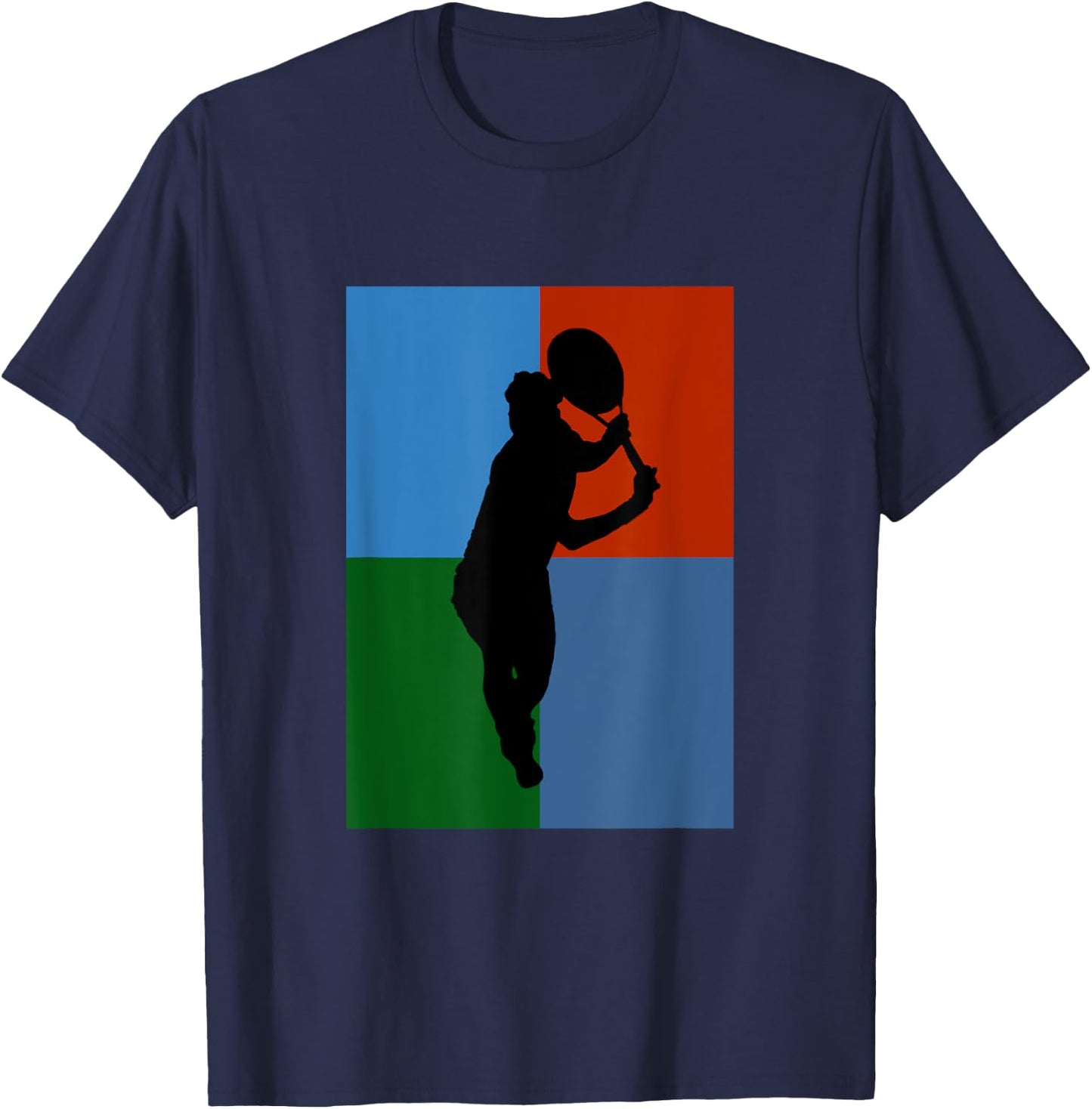 Tennis Grand Slam Courts Backhand T-Shirt - T-Shirt | Navy