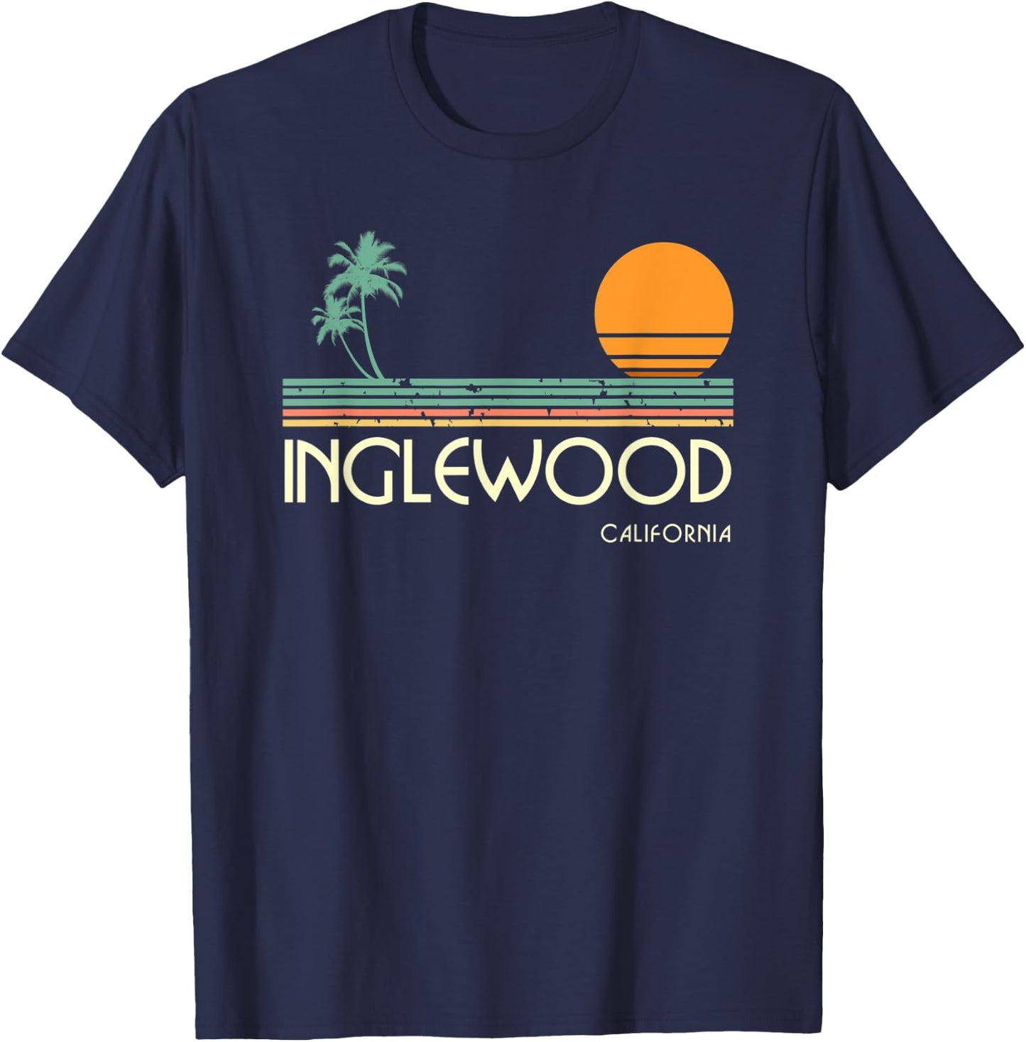 Inglewood California T-Shirt - T-Shirt | Navy