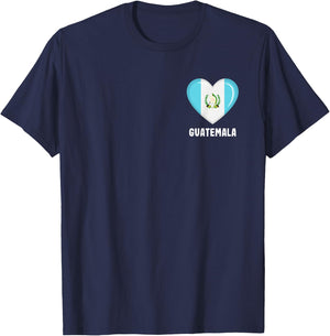 Guatemala Flag Shirt | Guatemalan T-Shirt - T-Shirt | Navy