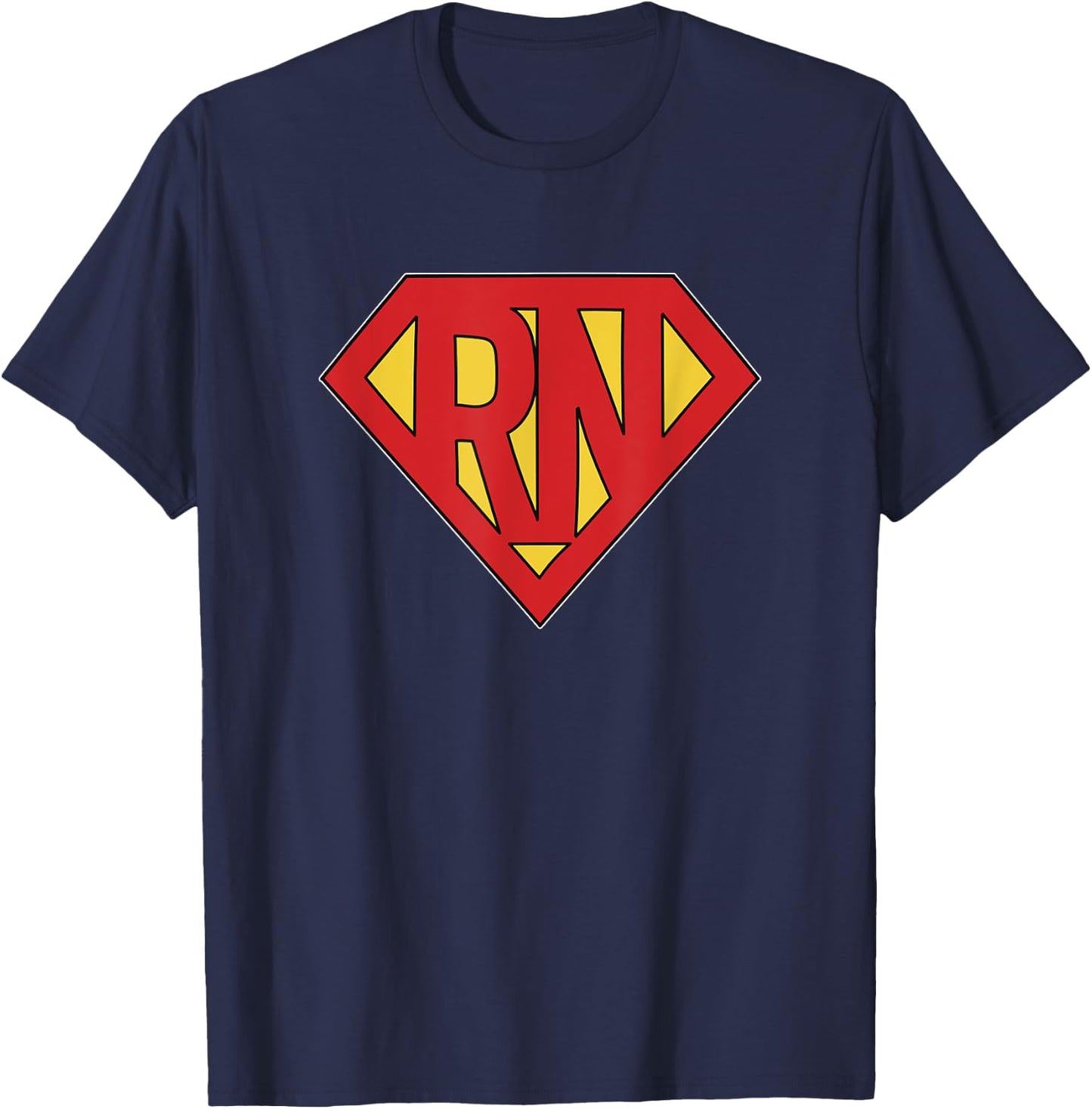 Super Nurse Shirt for Registered Nurse RN T-Shirt - T-Shirt | Navy