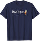 Disney Snow White Bashful Standing With Name Banner T-Shirt - T-Shirt | Navy