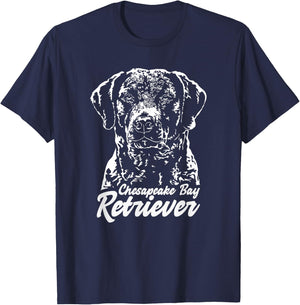 Funny Proud Chesapeake Bay Retriever dog portrait gift Women T-Shirt - T-Shirt | Navy