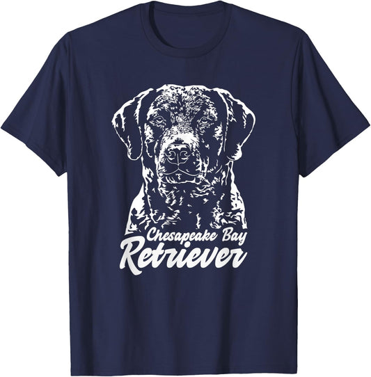Funny Proud Chesapeake Bay Retriever dog portrait gift Women T-Shirt - T-Shirt | Navy