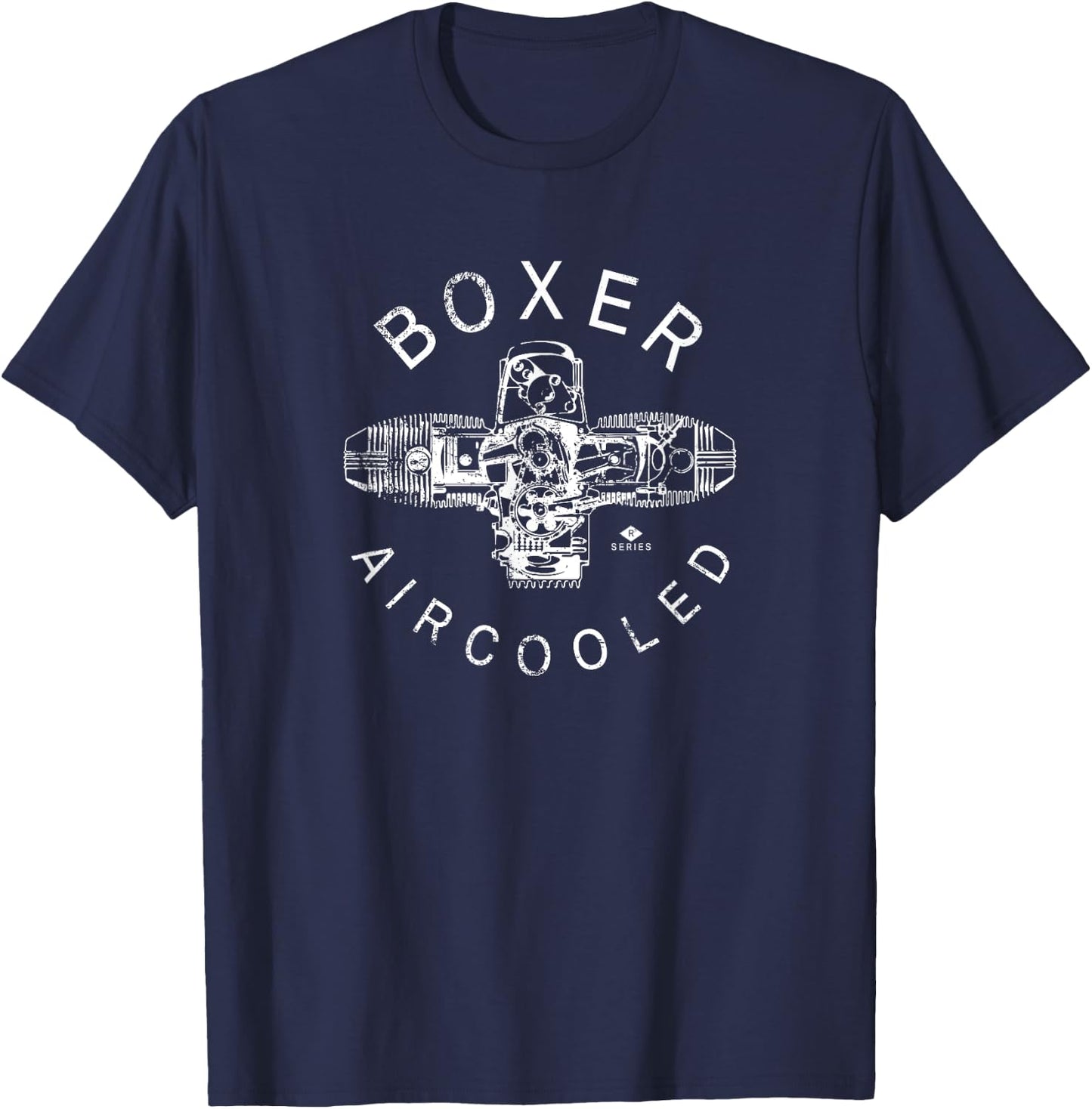 Boxer Engine Series R | Motorcycle | Boxer Engine T-Shirt - T-Shirt | Navy