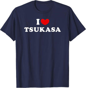 I Love Tsukasa, I Love Tsukasa T-Shirt - T-Shirt | Navy