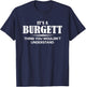 It's A BURGETT Thing You Wouldn't Understand Personalized T-Shirt - T-Shirt | Navy