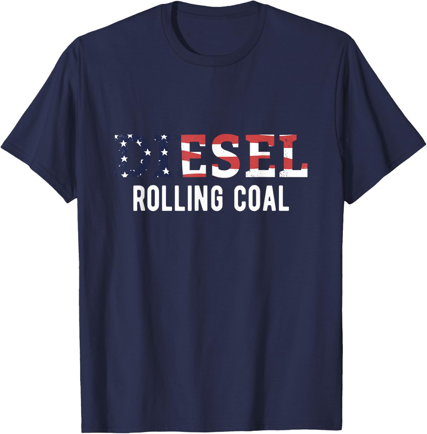 ROLL COAL TRUCK DIESEL MECHANIC: Diesel - rolling Coal T-Shirt - T-Shirt | Navy