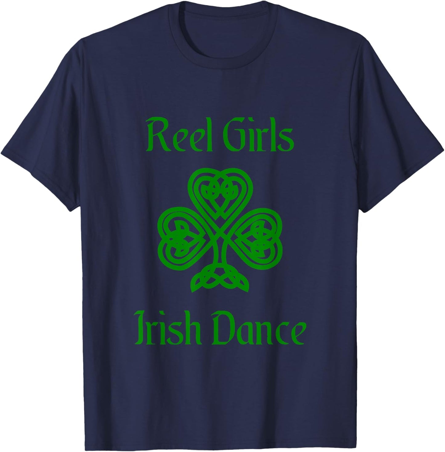Irish Dance Shirt Reel Girls Irish Dance T-Shirt - T-Shirt | Navy