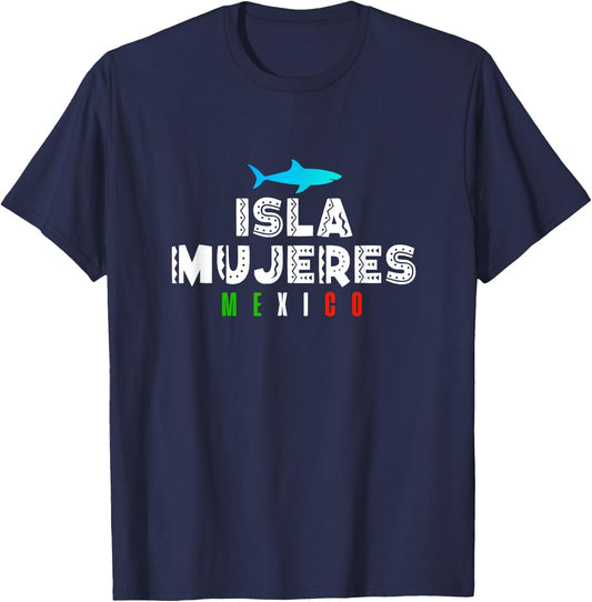 Isla Mujeres Mexico Vacation Souvenir Gift T-Shirt - T-Shirt | Navy