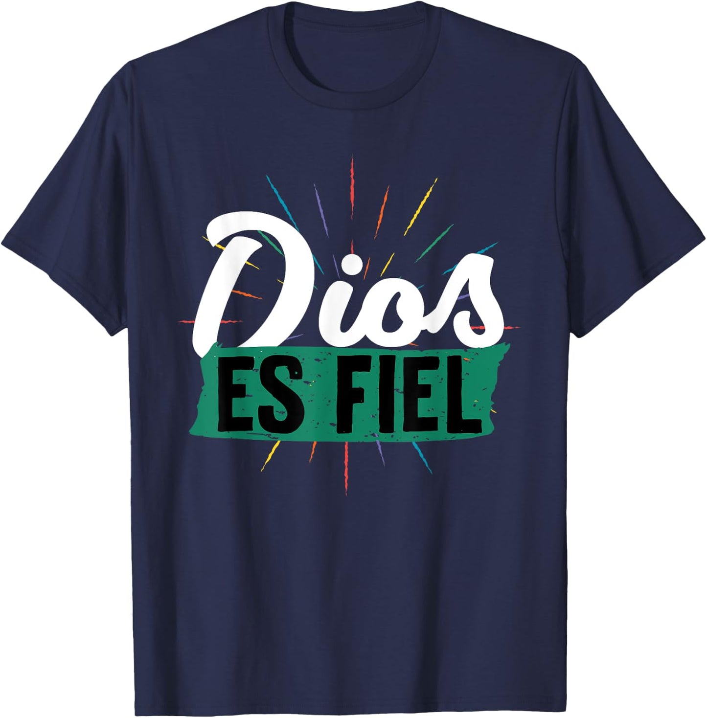 Christian Quote Spanish Regalo Cristiano En Espanol T-Shirt - T-Shirt | Navy