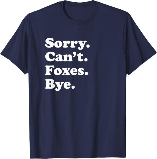 Funny Fox Foxes Gift Women Boys or Girls T-Shirt - T-Shirt | Navy