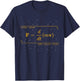 May The F = m(dv/dt) Be with You - Funny Physics Geek T-Shirt - T-Shirt | Navy