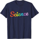 Rainbow Scientist I Love Science Graphic Gay Pride LGTBQ T-Shirt - T-Shirt | Navy